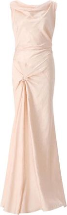 Victoria Beckham Gathered Gown - Dames - Avondkleed - Roze - M - Kleedjes