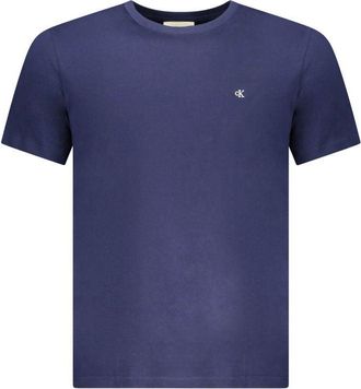 Calvin Klein Blauwe Katoenen Heren T-shirt