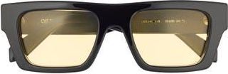 Off-white Oregon 52mm Square Sunglasses in Black Yellow at Nordstrom Rack