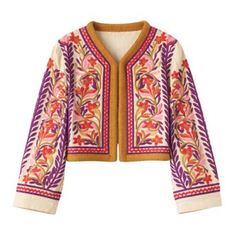Antik Batik Antik Batik, Light Jackets, female, Multicolor, Size: L Suna Jacket