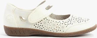 Rieker 47675-80 Womens Shoes White Leather - Size UK 7.5