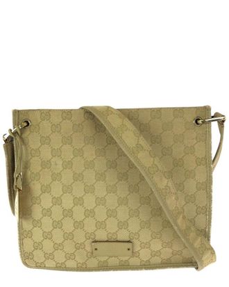 Gucci Beige Gg Canvas Shoulder Bag (Authentic Pre-Loved)
