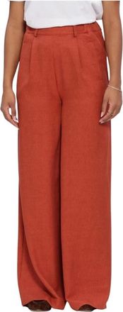 Est'seven Jildau Trouser 26 - Dames - Wijde Broeken - Oranje - M - Broeken