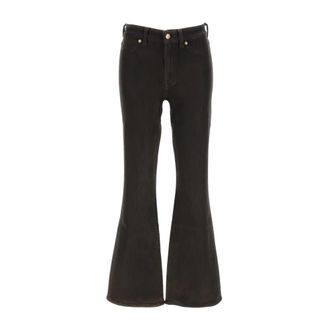 7 For All Mankind Jeans, Dames, Bruin, W29, Katoen, Flared Jeans