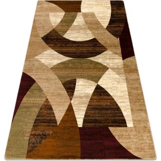 RugsX Rugsx - Alfombra Royal Hd10 Geom&eacute;tricos - Beige / Verde Beige 100x200 Cm