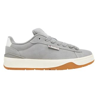 Tommy Hilfiger Sneakers, male, Gray, Size: 10 US Suede Skater Sneaker