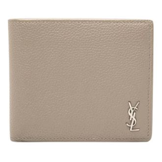 Saint Laurent Pre-owned Wallets, female, Beige, Size: ONE SIZE Pre-owned Leather wallets