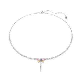 Swarovski Tennis Y Halsketting - Dames - Kettingen - Grijs - ONE Size - Accessoires