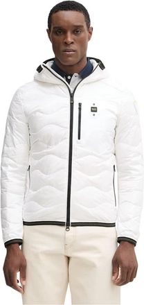 Blauer Wave Down Jacket - Heren - Gewatteerde jassen - Wit - L - Leer - Jassen