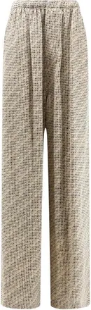 Balenciaga Broeken, Dames, Beige, XS, Straight Broeken