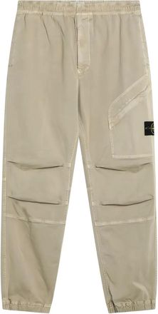 Stone Island Pantaloni con applicazione Compass - V019A