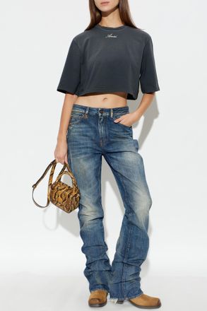 Amiri Jeans With vintage Effect, Womens, Blue
