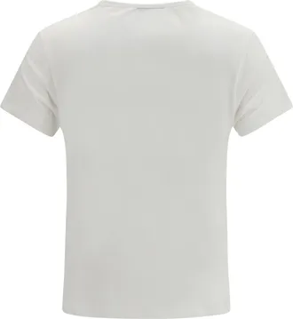 Fendi Womens Jersey T-Shirt Ti Amo Ivory Cotton T-Shirts & Jerseys
