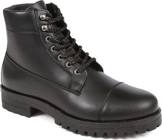 Jones Bootmaker Mens Leather Lace-Up Boots - Black - Size UK 11