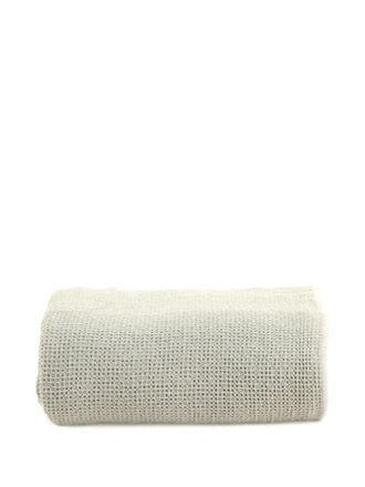Society Limonta honeycomb-weave throw - White
