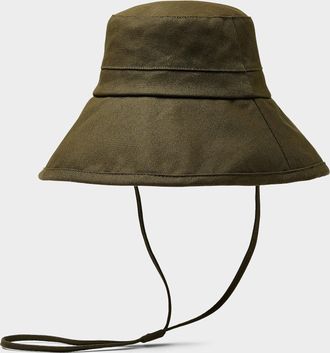 Simons Womens Colourful twill drawstring Cloche Hat