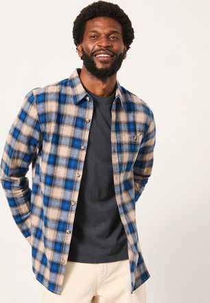 Fat Face FatFace Hayle Cobalt Blue Long Sleeve Check Shirt