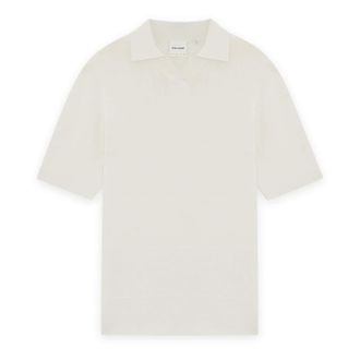 Lyle & Scott Tonal Stripe Knitted Polo - Heren - Truien - Beige - Maat: 2XL