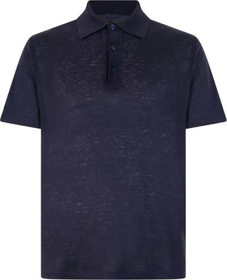 Paul & Shark Polo in Lino - - Tops - Uomo - Blu - M