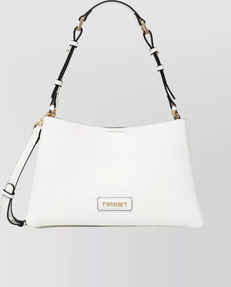 Twin-Set textured cross-body bag gold-tone hardware