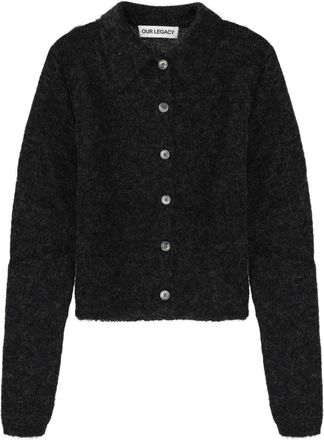 Our Legacy Mazzy Cropped Alpaca-Blend Cardigan