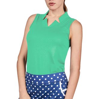 Sofibella Golf Colors Sleeveless Womens Golf Shirt in Sprout at Nordstrom, Size X-Large