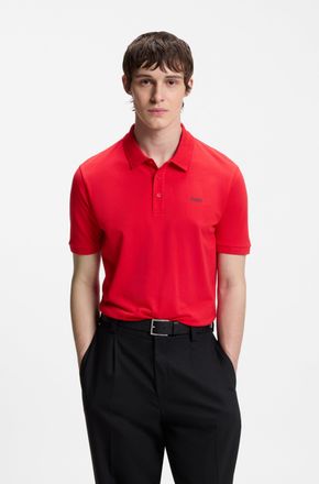 HUGO BOSS Poloshirt HUGO Donos, Herren, Gr. XXL, open pink693, Piqu&eacute;, Obermaterial: 100% Baumwolle, unifarben, regular fit normal, Rundhals, B&uuml;ndchen, Shirts Po