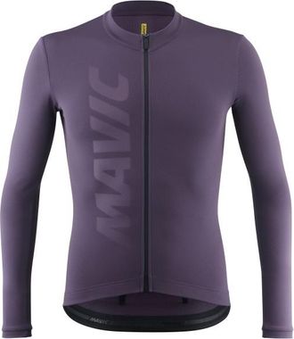 Mavic Aksium Thermo Jersey Velotrikot f&uuml;r Herren | lila