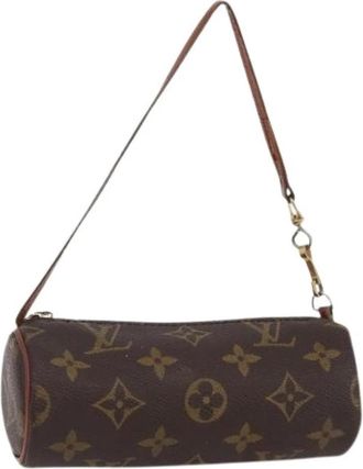 Louis Vuitton Pre-owned Papillon Handtas - Dames - Vintage Mini Tas - Bruin - ONE Size - Vintage