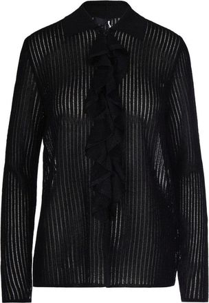 Liu Jo Black Lurex Knit Shirt