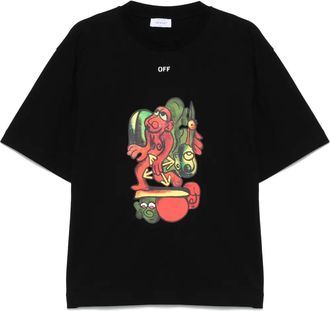 Off-white Nana Arrow Skate T-shirt - Zwart