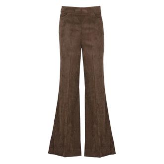 D.exterior Pantaloni Larghi in Velluto a Coste - - Trousers - Donna - Marrone - S