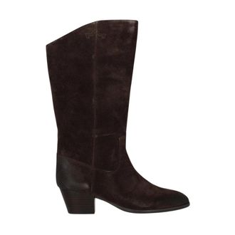 Ash Ash, Schoenen, Dames, Bruin, 40 EU, Leer, Freedom Dark Texan Boot