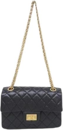 Chanel Pre-owned Calf Shoulder Bag - Dames - Vintage Schoudertas - Zwart - ONE Size - Leer - Vintage