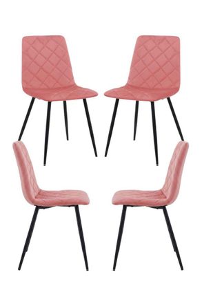 Regalos Miguel Packs Sillas Comedor - Pack 4 Sillas Drat - Rosa