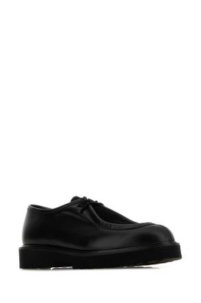 Max Mara Track Lace-Up Flat - Black