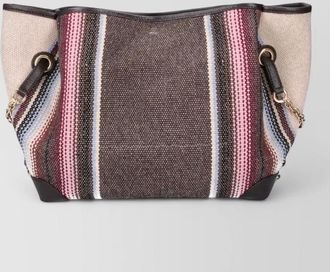 Chlo&eacute; wool blend beach bag