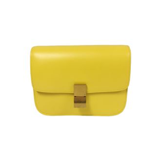 Celine Celine Classic Box Medium Gele Kalfsleer