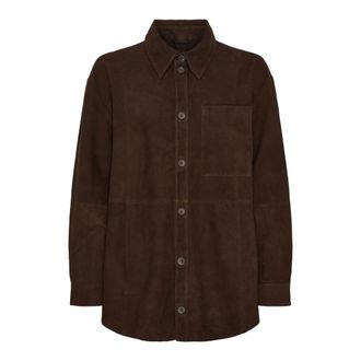 Notyz Camicia Nohouston - - Blouses & Shirts - Donna - Marrone - XS