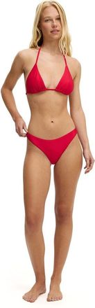 Cotton On Womens Full Bikini Bottom in Spicy Red Shimmer at Nordstrom, Size X-Small