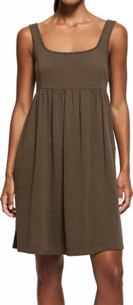 Nation Ltd Kitty Baby Doll Dress In Espresso