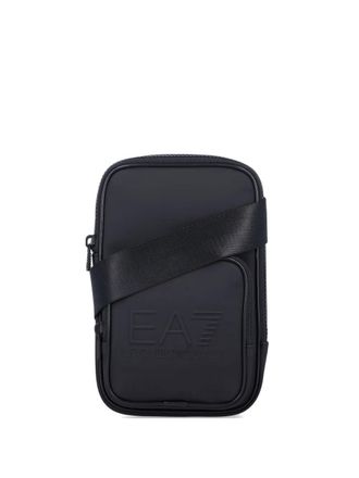 Emporio Armani logo-embossed shoulder bag - unisex - Polyester - OS - Blue