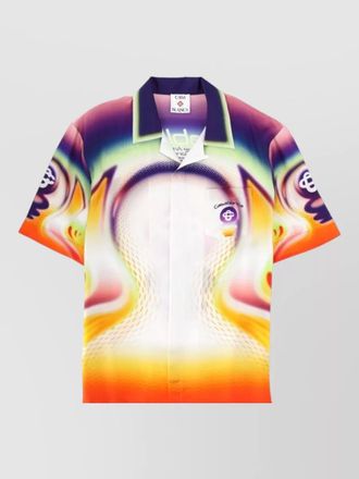 Casablanca short sleeve shirt graphic print pocket