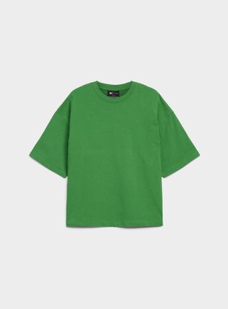 Le 31 Mens Cropped T-shirt Oversized fit