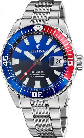 Festina F20669-4 Mens The Originals Watch - Silver - One Size