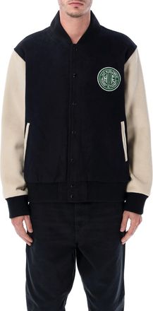 HUF Huf Global Transit Black Wool Varsity Jacket
