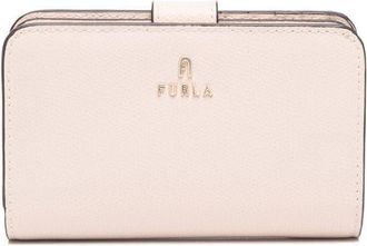 Furla bi-fold leather wallet - women - Viscose/Calf Leather - One Size - Neutrals