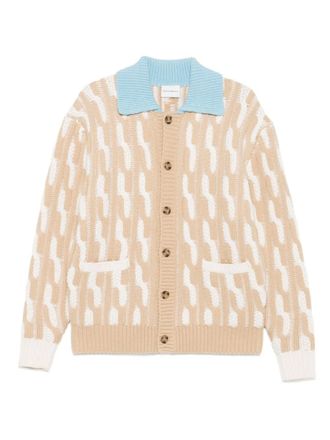 Drôle de Monsieur Family 3.0 cable-knit cardigan - men - Wool - S - Neutrals