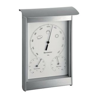 OEM Estaci&oacute;n Meteorol&oacute;gica H215xw145xd70mm Plata / Aluminio Blanco / Pl&aacute;stico Para Interior / Exterior