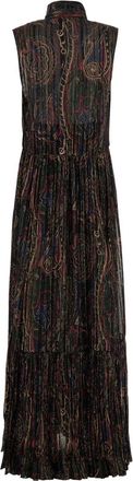 Saint Laurent Pekin Dress - Black